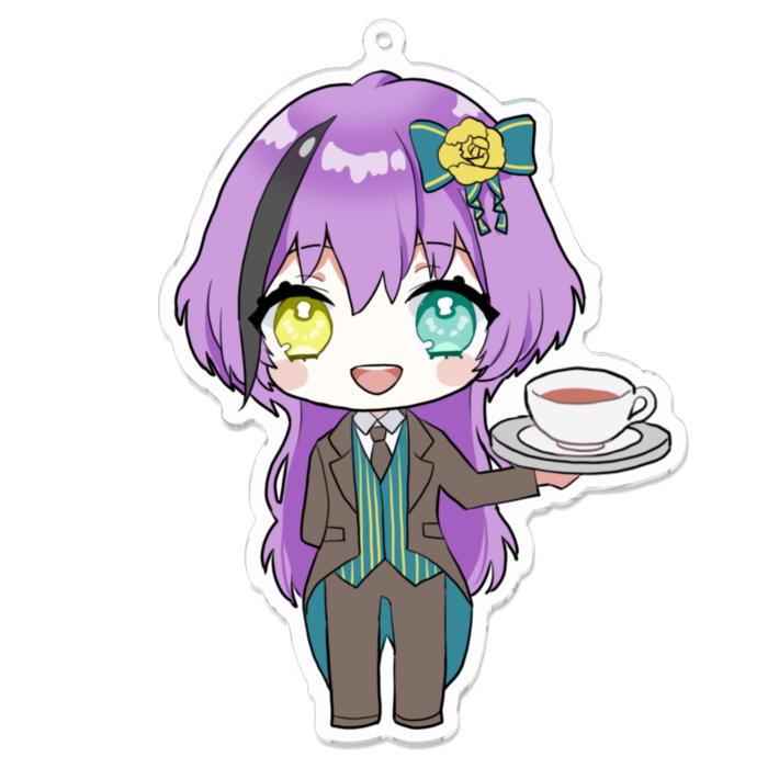 アクリルキーホルダー（コーティング） - 100 x 100 (mm)