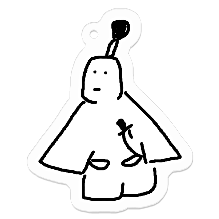 アクリルキーホルダー - 50 x 50 (mm)