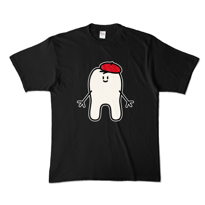 カラーTシャツ - XL - ブラック (濃色)