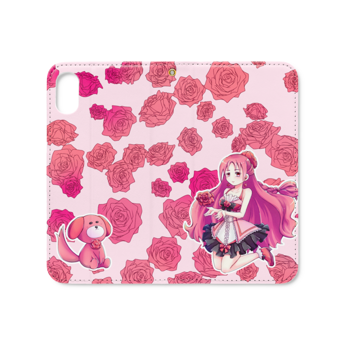 手帳型iPhoneケース（ベルトなし） - iPhone XS / X - ストラップ穴 あり