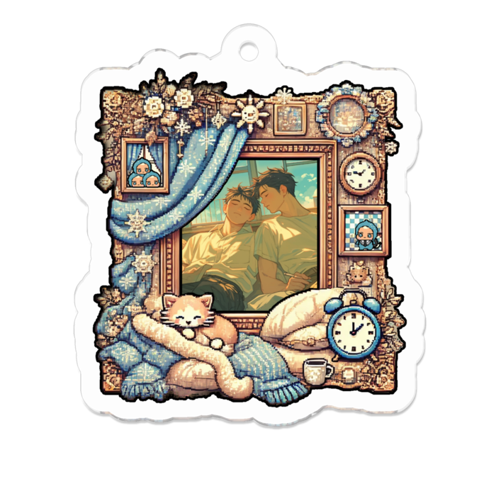 アクリルキーホルダー - 50 x 50 (mm)