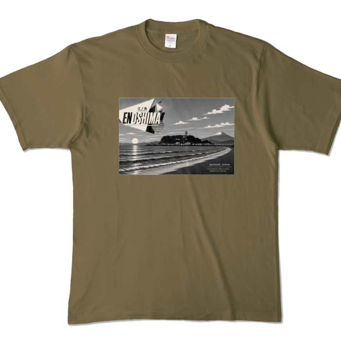 カラーTシャツ - XL - オリーブ (濃色)