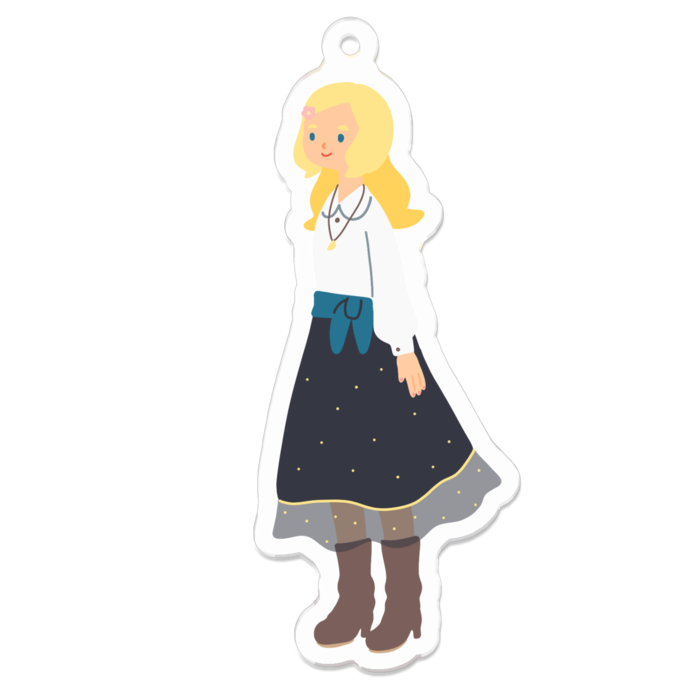 アクリルキーホルダー - 70 x 70 (mm)