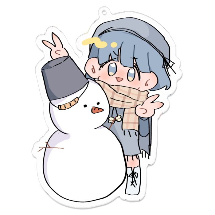 アクリルキーホルダー - 100 x 100 (mm)