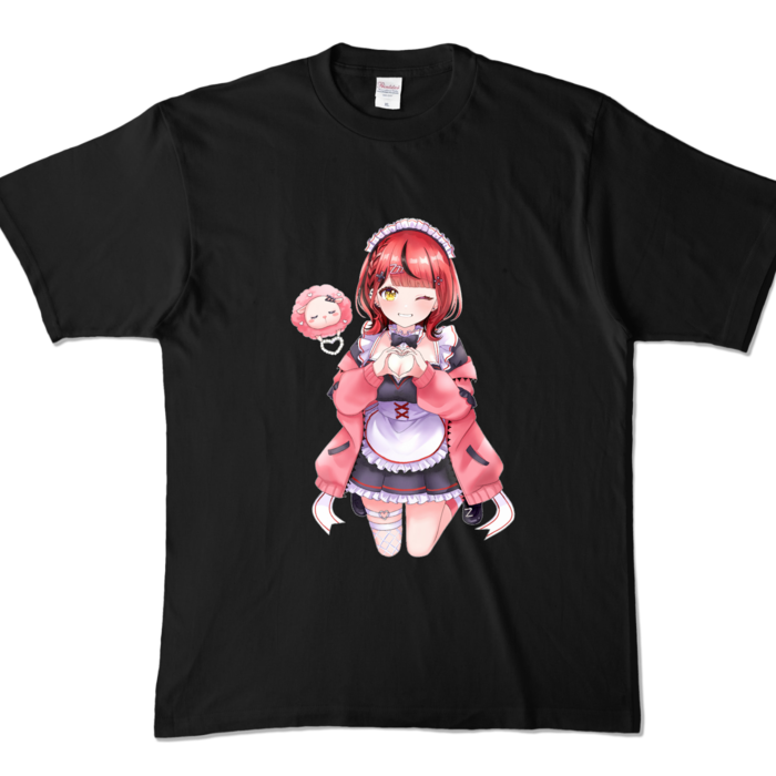 カラーTシャツ - XL - ブラック (濃色)