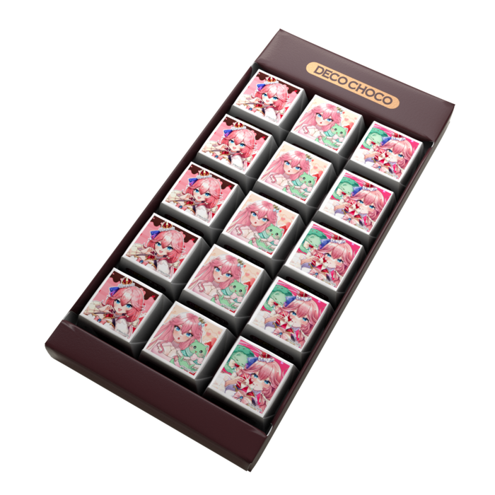 DECOチョコ - 列ごとにデザイン