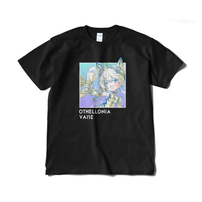 ちびキャラ「超化ヴァイセ」 デザインTシャツ（XL/ブラック）