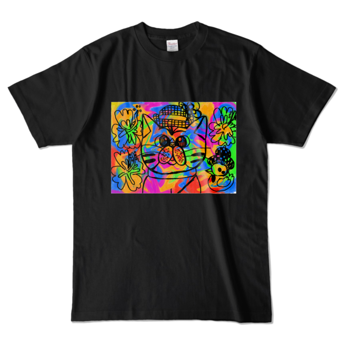 カラーTシャツ - L - ブラック (濃色)