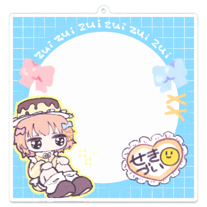 アクリルキーホルダー - 100 x 100 (mm)