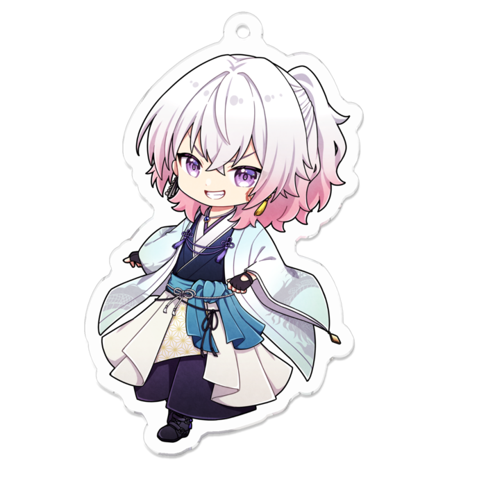 アクリルキーホルダー - 70 x 70 (mm)(2)表情違い
