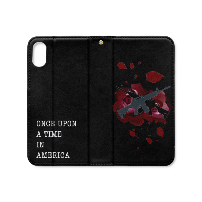 手帳型iPhoneケース（ベルトなし） - iPhone XS / X - ストラップ穴 あり