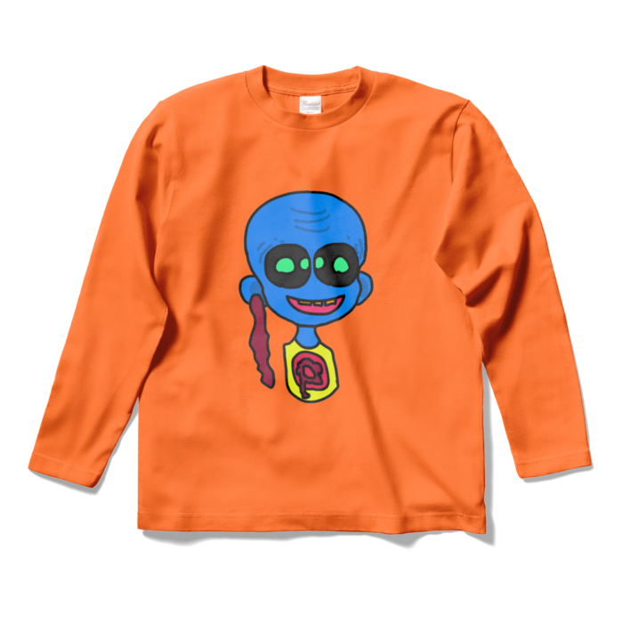 ロングスリーブTシャツ - S - オレンジ