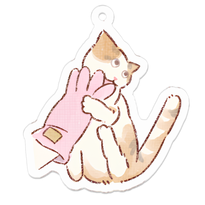 フランちゃんピンクのグローブ