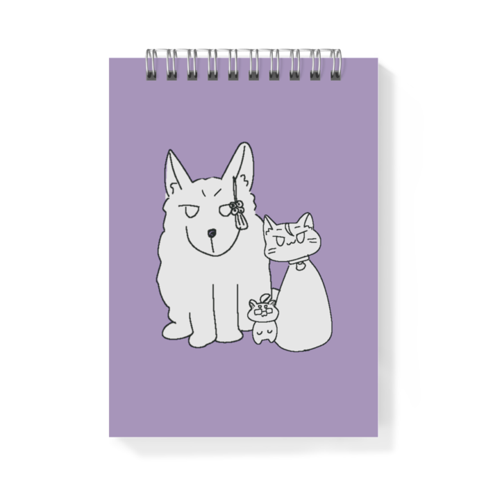 メモ帳 - A6 - むらさきいろ