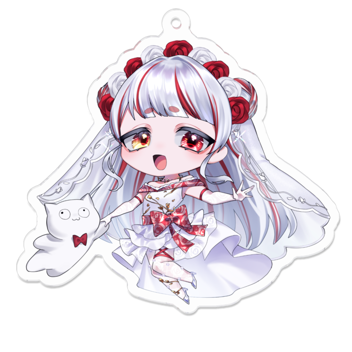 アクリルキーホルダー - 70 x 70 (mm)