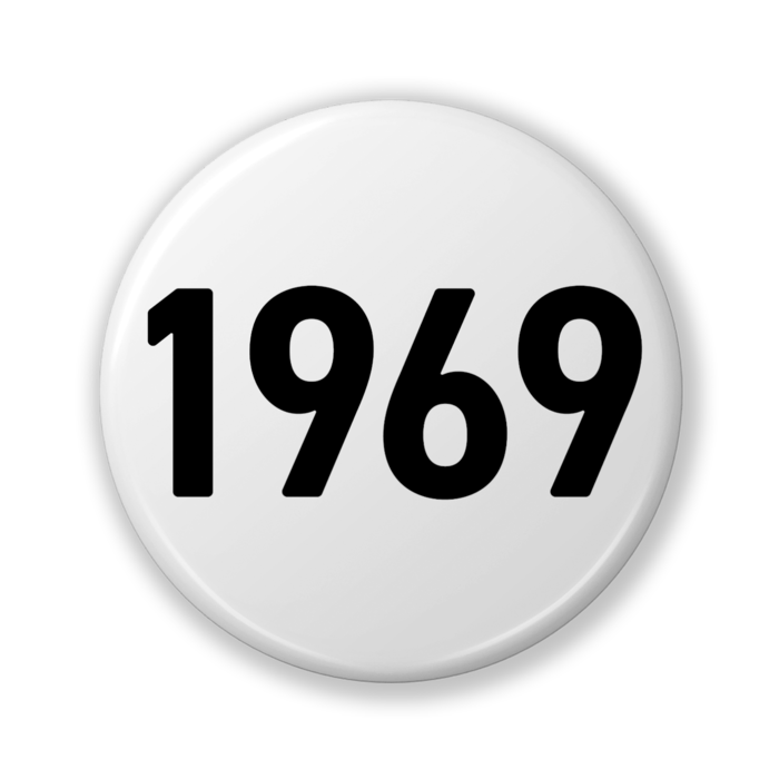 【1969】缶バッジ- 32mm