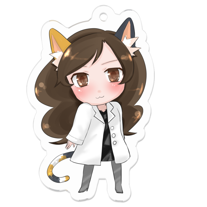 アクリルキーホルダー - 50 x 50 (mm)