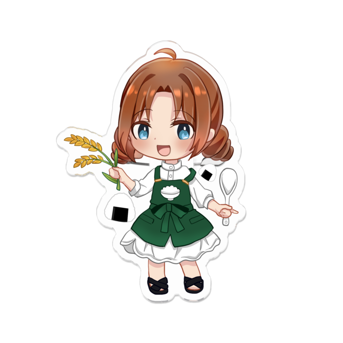 アクリルバッジ - 70 x 70 (mm)