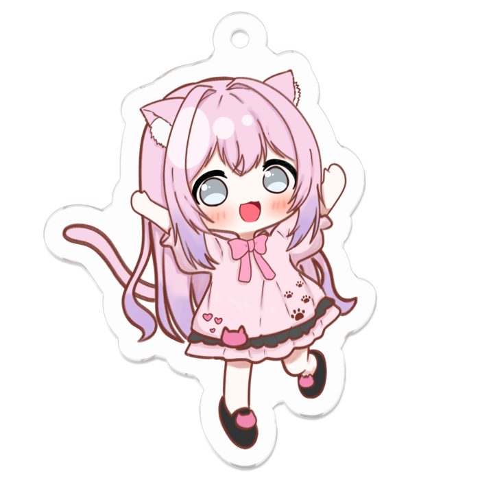 アクリルキーホルダー - 50 x 50 (mm)