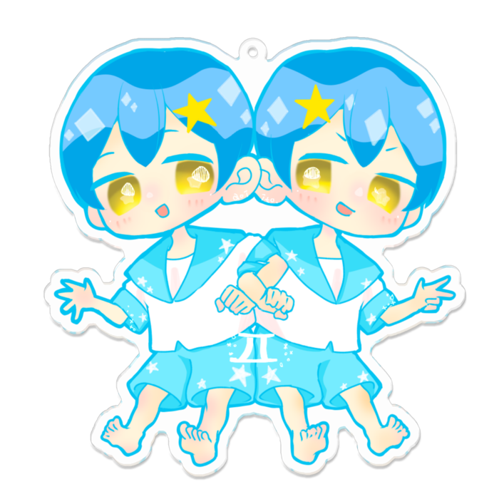 アクリルキーホルダー - 100 x 100 (mm)