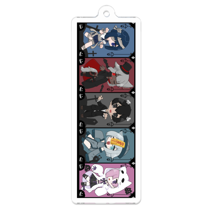 アクリルキーホルダー（コーティング） - 70 x 70 (mm)