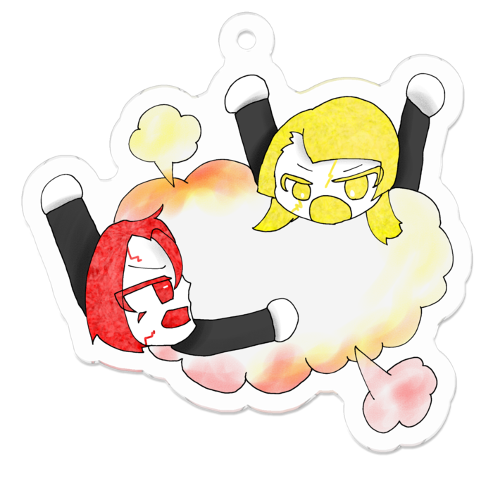 いつものアクリルキーホルダー - 50 x 50 (mm)(1)