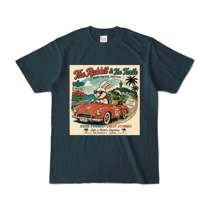 カラーTシャツ - S - デニム (濃色)