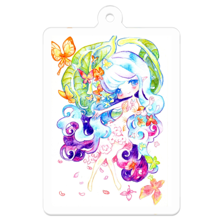 アクリルキーホルダー - 50 x 50 (mm)