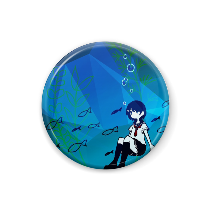 水槽缶バッジ【25mm】