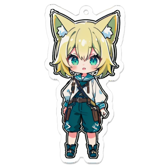 ショートヘア・ハーフパンツ - 70 x 70 (mm)