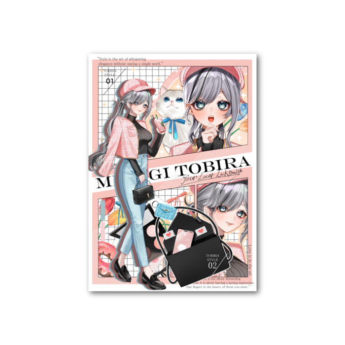 フォト風カード - 縦 - 片面