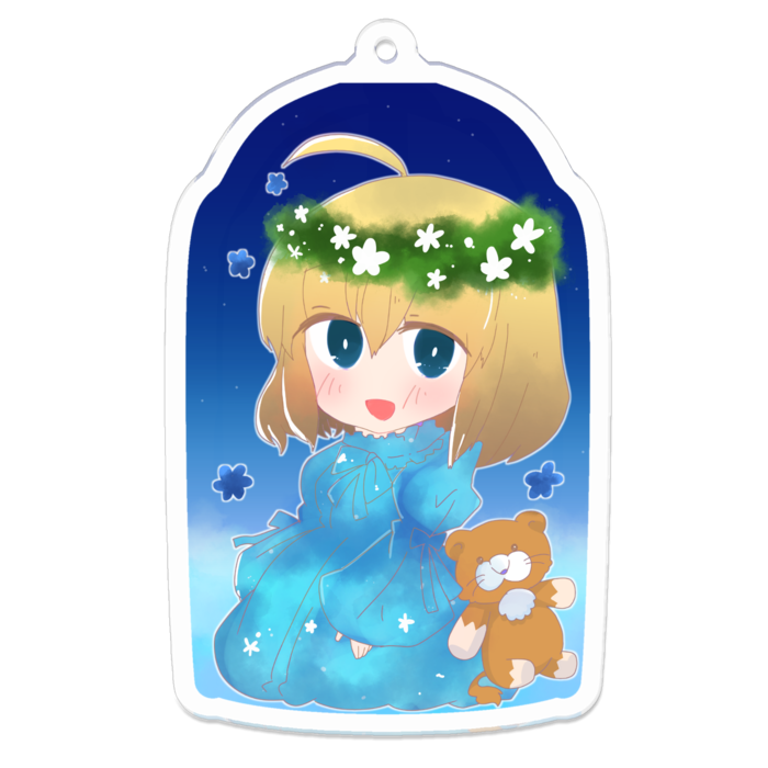 アクリルキーホルダー - 70 x 70 (mm)