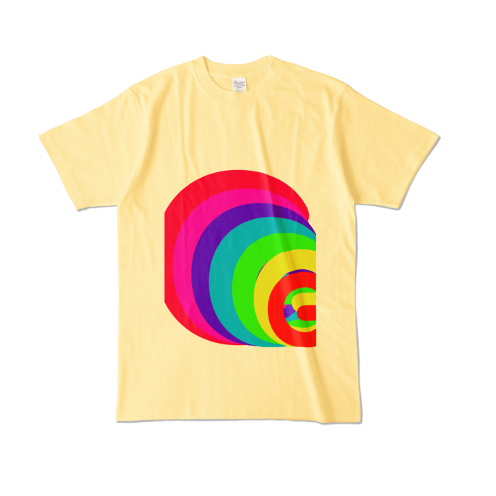 カラーTシャツ - L - ライトイエロー (淡色)
