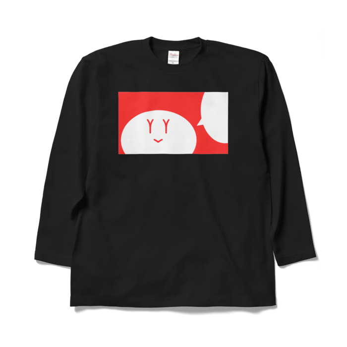 ロングスリーブTシャツ - XL - ブラック(赤)