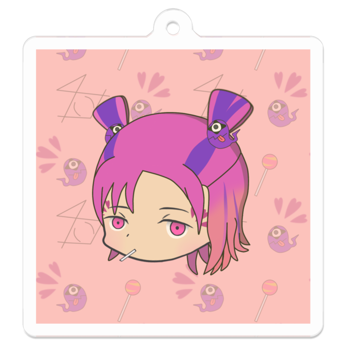 アクリルキーホルダー - 50 x 50 (mm)