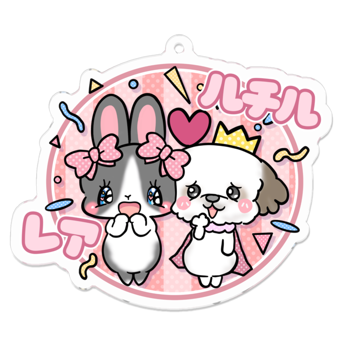 アクリルキーホルダー - 70 x 70 (mm)