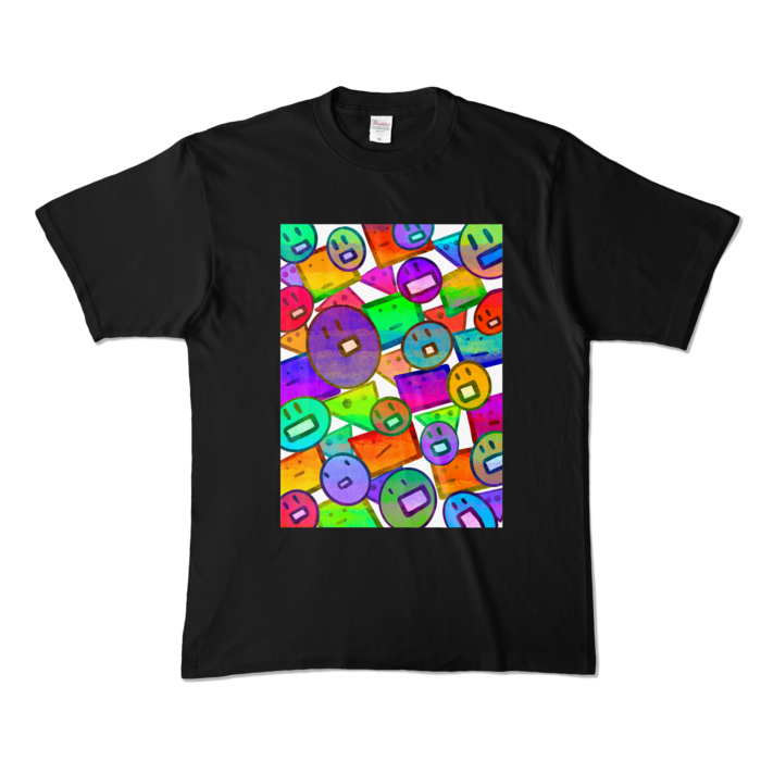 カラーTシャツ - XL - ブラック (濃色)