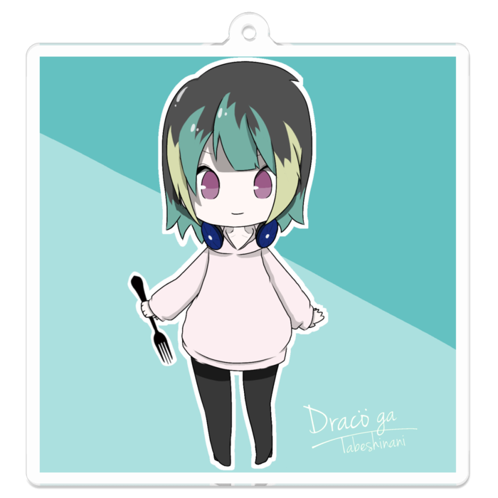 アクリルキーホルダー - 70 x 70 (mm)