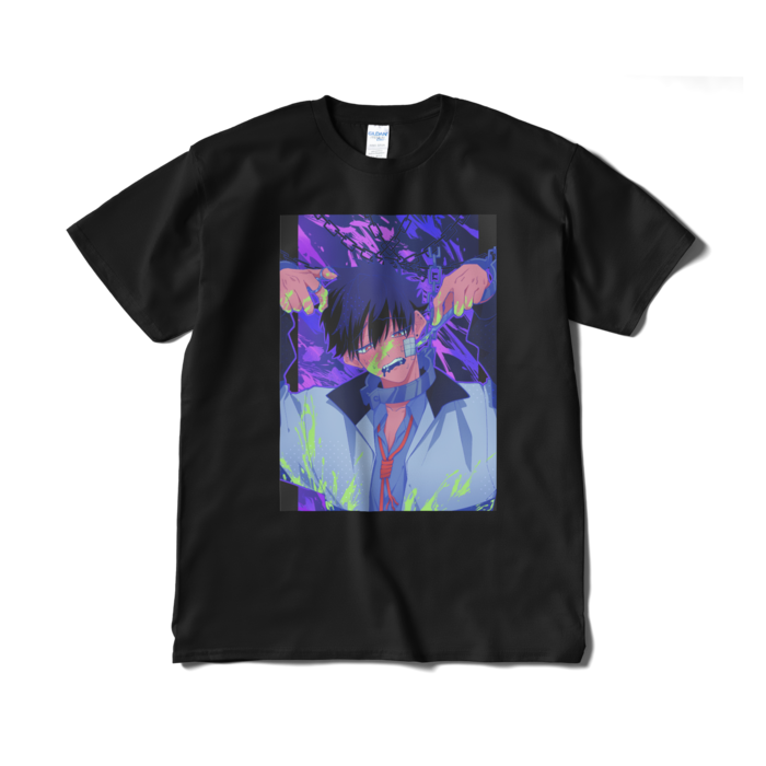 フィズ／縦 Tシャツ（短納期） - XL - ブラック(1)