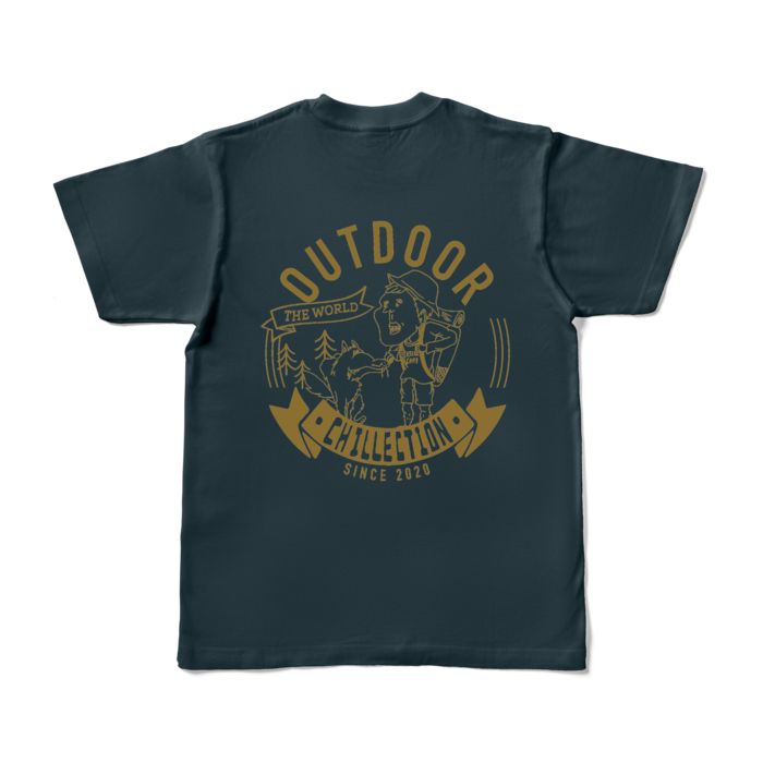 カラーTシャツ - S - デニム (濃色)