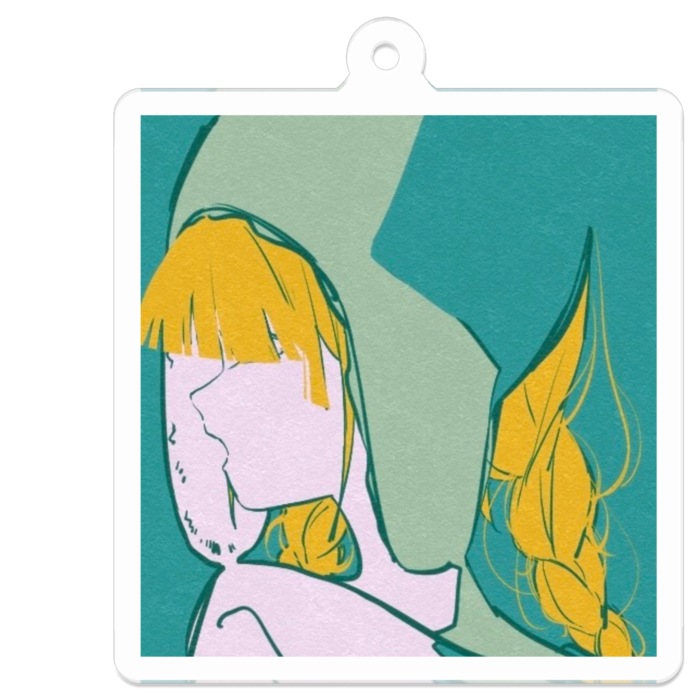 アクリルキーホルダー - 50 x 50 (mm)