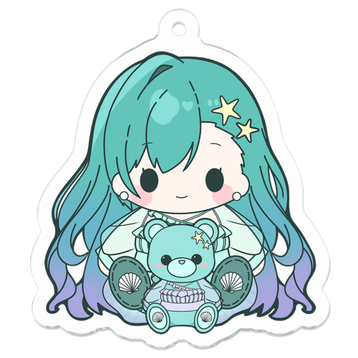アクリルキーホルダー - 50 x 50 (mm)