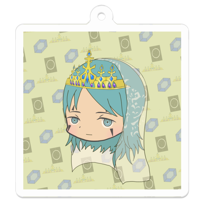 アクリルキーホルダー - 50 x 50 (mm)