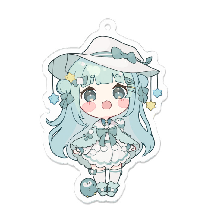 アクリルキーホルダー - 70 x 70 (mm)