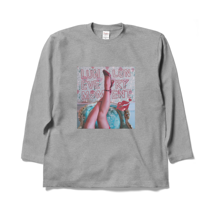 ロングスリーブTシャツ - XL - 杢グレー