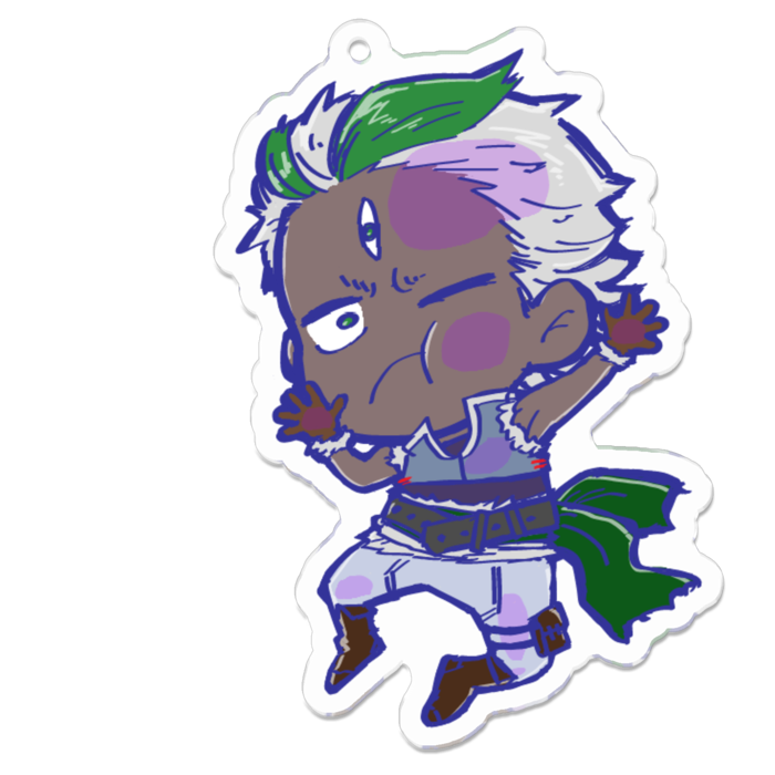 アクリルキーホルダー - 70 x 70 (mm)