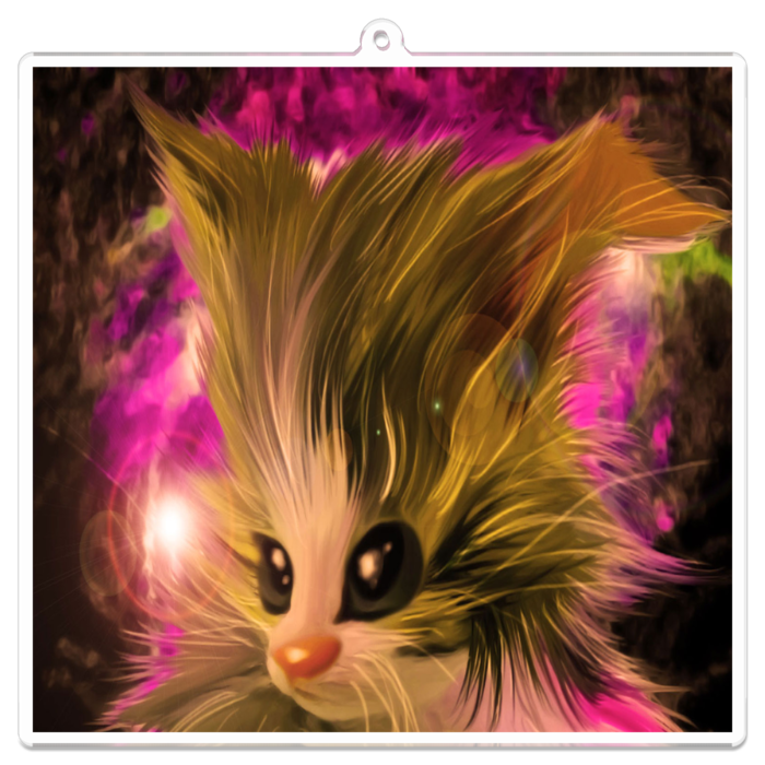 アクリルキーホルダー - 100 x 100 (mm)