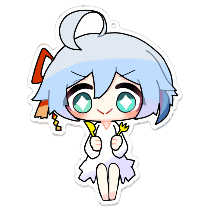 アクリルキーホルダー - 100 x 100 (mm)