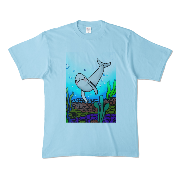 カラーTシャツ - XL - ライトブルー (淡色)