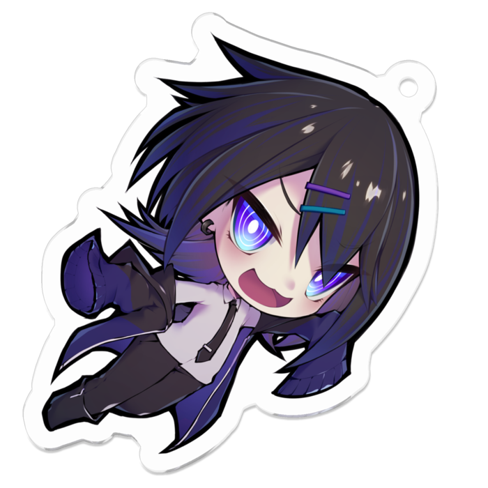 アクリルキーホルダー（コーティング） - 50 x 50 (mm)